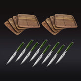 Steak Knife & Bistecca Plate Set, 16-pc (Green)