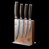 Damascus Steel Studio Knife Set, 5-pc (Espresso)