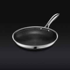 Hybrid Fry Pan Set with Lids, 6pc