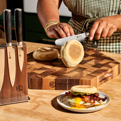 Damascus Steel Studio Knife Set, 5-pc (Espresso)