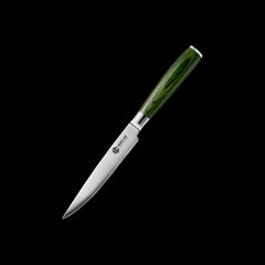 Damascus Steel Steak Knife Set, 4-pc (Green)