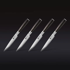 Steak Knife & Bistecca Plate Set, 8-pc (Espresso)
