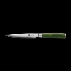 Damascus Steel Steak Knife Set, 4-pc (Green)